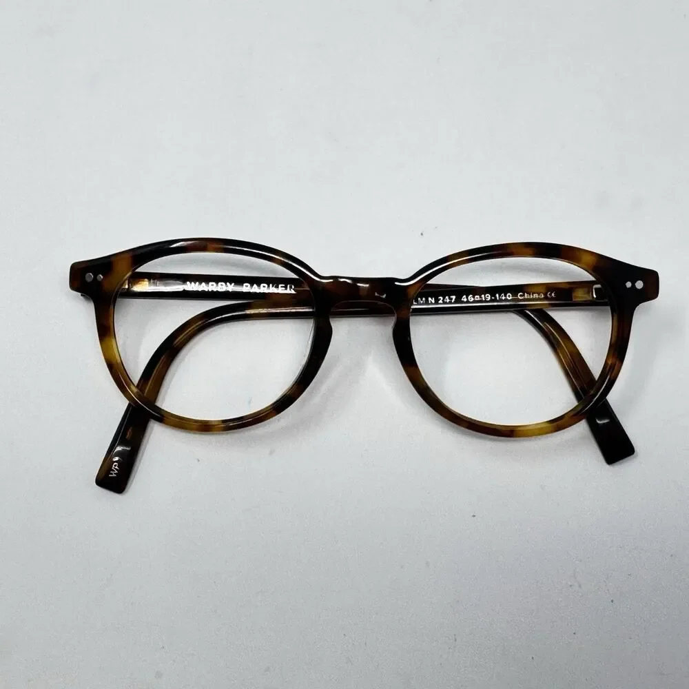Warby Parker Anselm N 247 Acorn Tortoise Eyeglass Frames 46-19-140